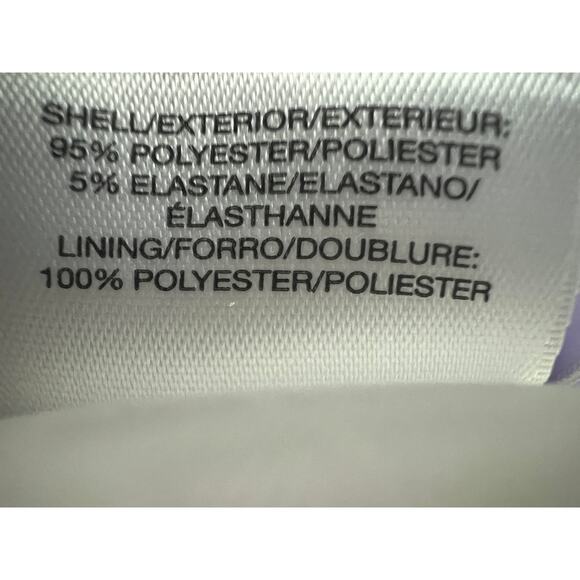 ANNE KLEIN WOMENS SMALL SQUARE NECK SHIRRED O-RING MIDI DRESS PASSION PURPLE NEW - Picture 13 of 14